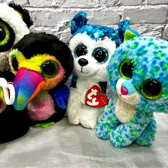 TY Lot of 8 - Stuffed Animals - Picture 4 of 9
